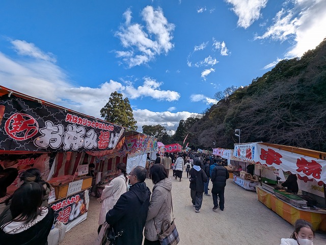 石清水八幡宮の参道